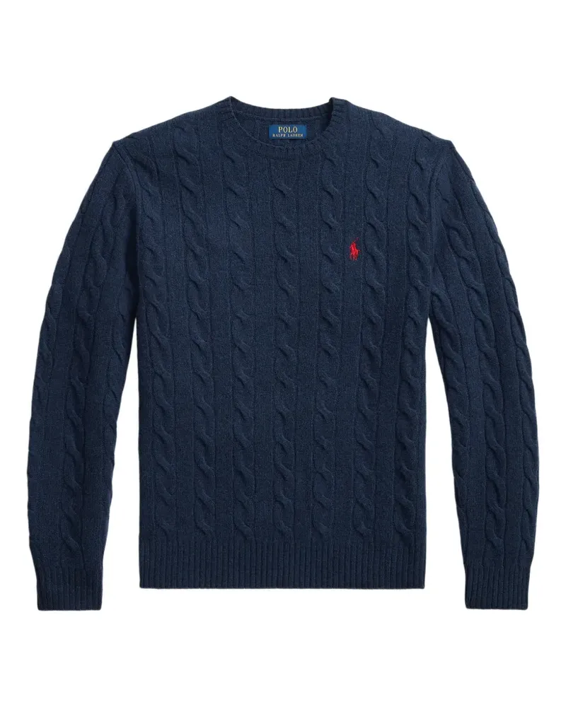 Ralph Lauren Pullover mit Zopfmuster - Blau Blau
