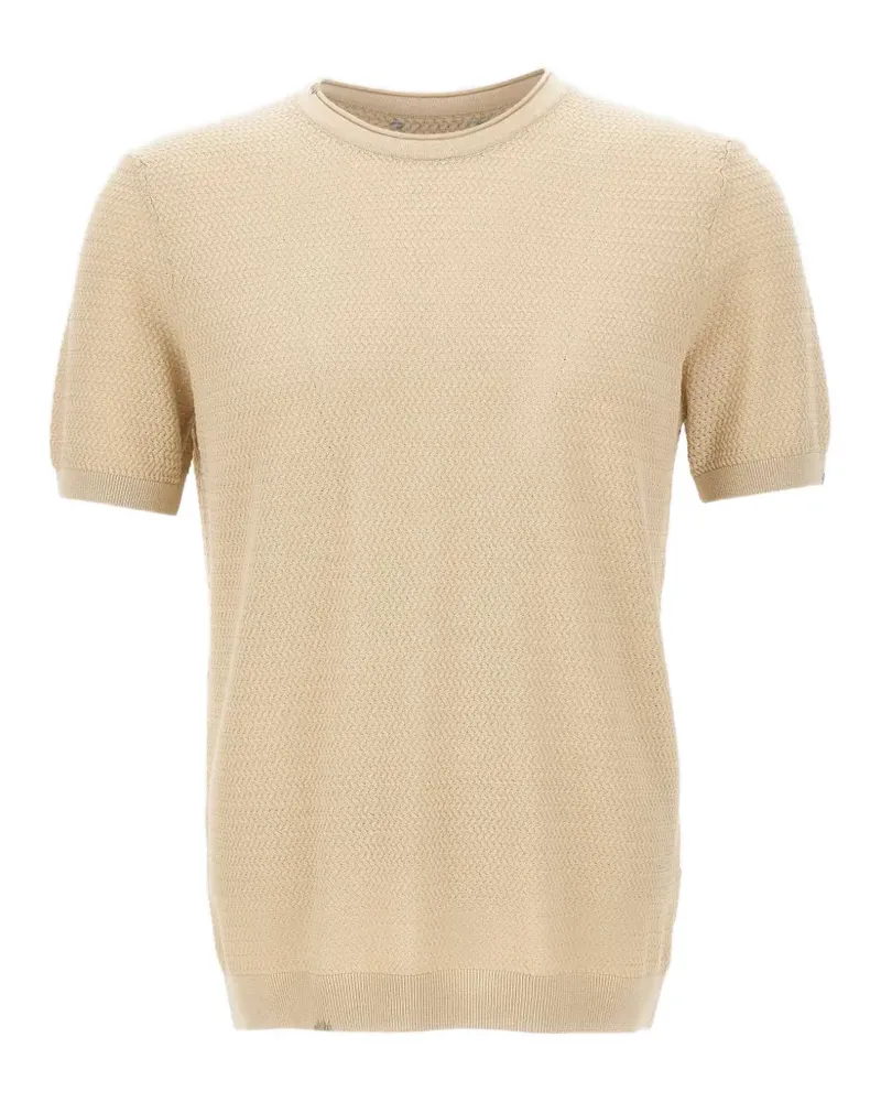 BOB Cross textured-finish sweater - Nude Nude