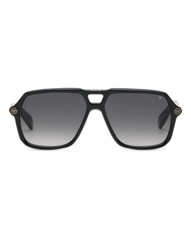 Philipp Plein Plein Hexagon Stud sunglasses - Schwarz Schwarz