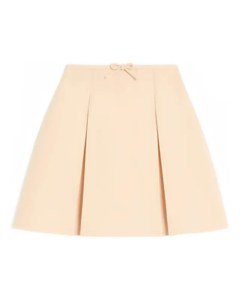 Valentino Garavani Crepe Couture Minirock - Nude Nude