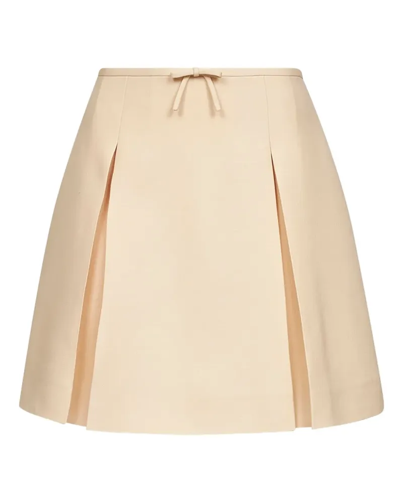 Valentino Garavani Crepe Couture Minirock - Nude Nude