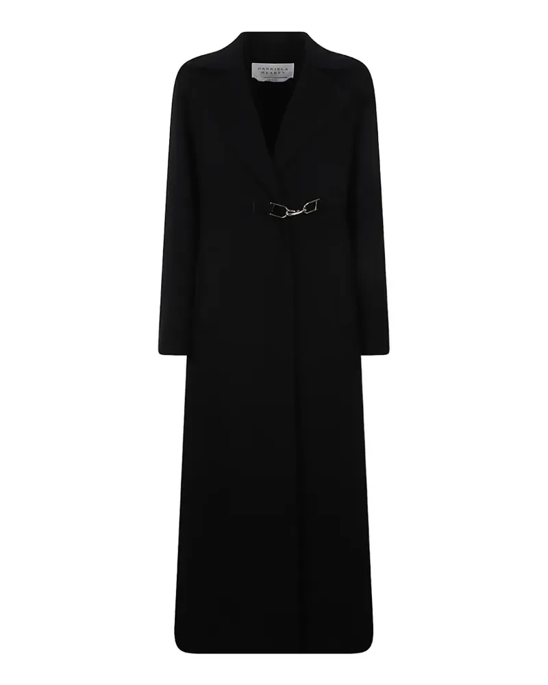 Gabriela Hearst hook-fastening notched-lapel coat - Schwarz Schwarz