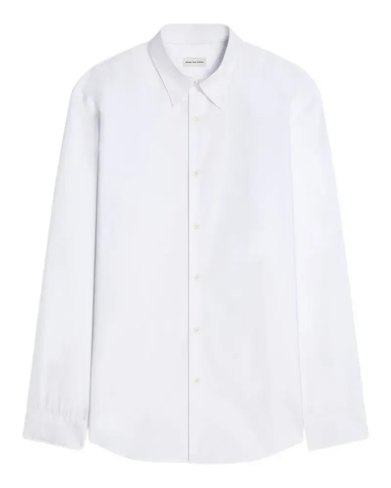 Dries van Noten Klassisches Hemd - Weiß Weiß