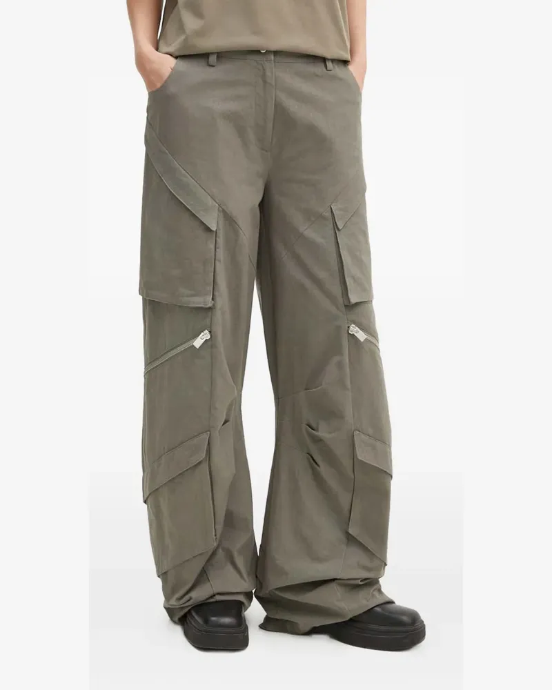 Heliot Emil Hose mit mehreren Taschen - Grau Grau