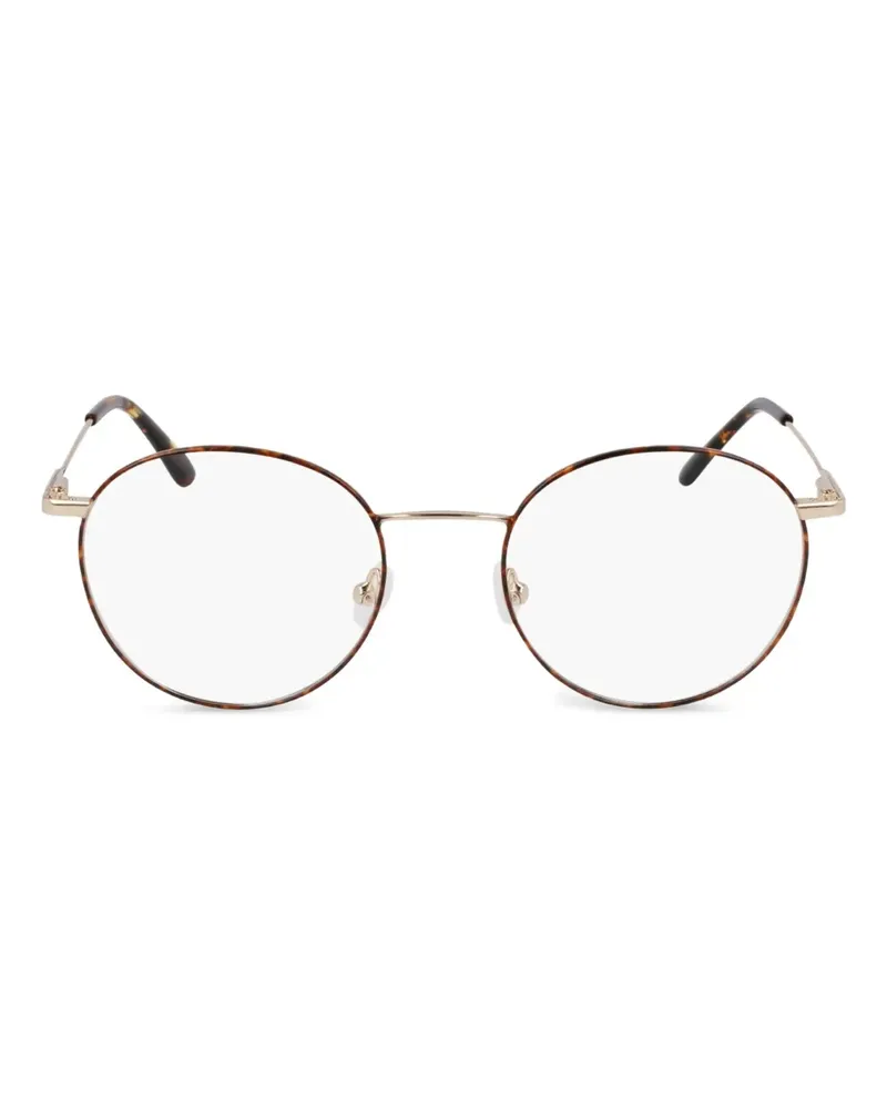 Calvin Klein Runde Brille - Braun Braun