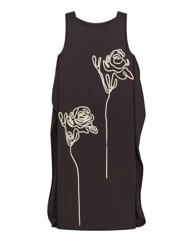 Liviana Conti floral-print dress - Schwarz Schwarz