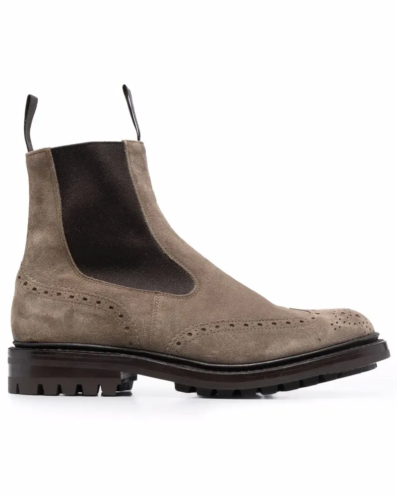 Tricker's Chelsea-Boots aus Wildleder - Braun Braun