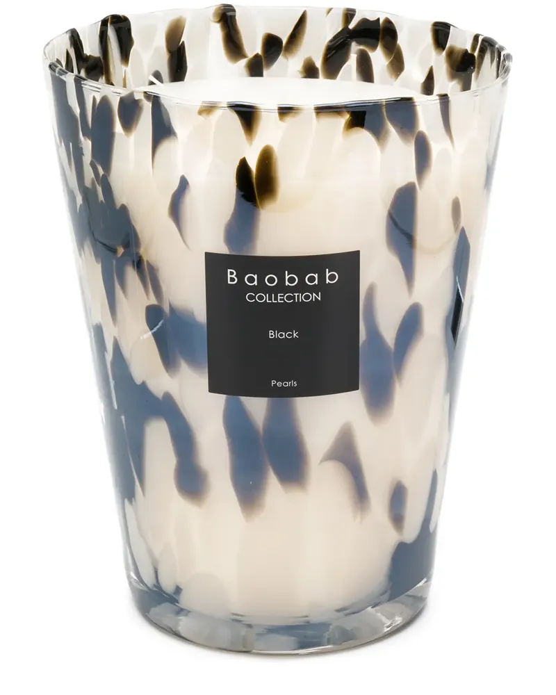 Baobab Collection Pearls 24' Duftkerze - Schwarz Schwarz