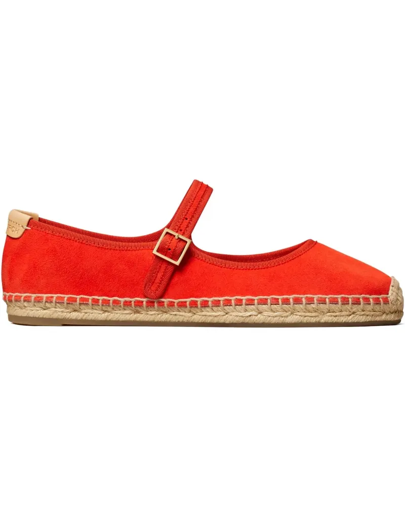 Tory Burch Espadrilles aus Wildleder - Rot Rot