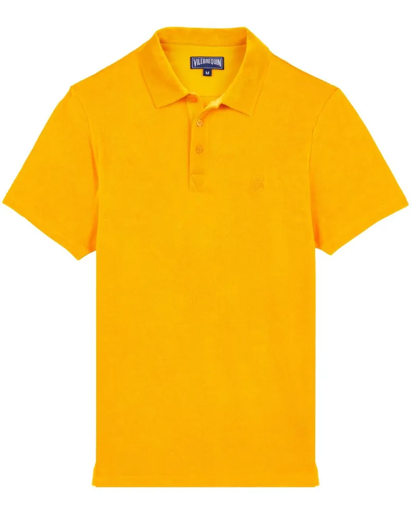 Vilebrequin Poloshirt aus Frottee - Orange Orange