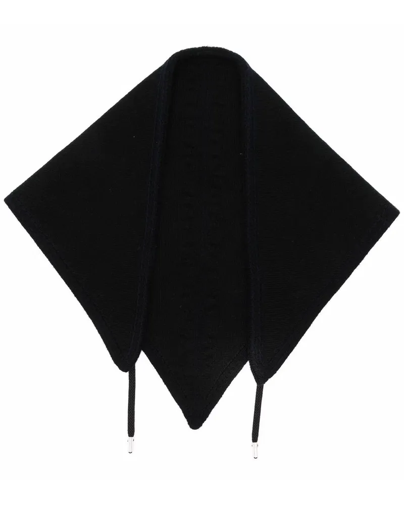 Barrie Schal mit Kordelzug - Schwarz Schwarz
