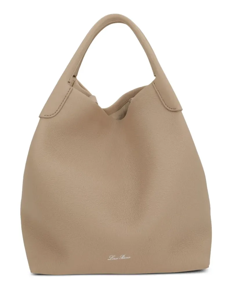 Loro Piana Große Bale Tote Bag - Nude Nude