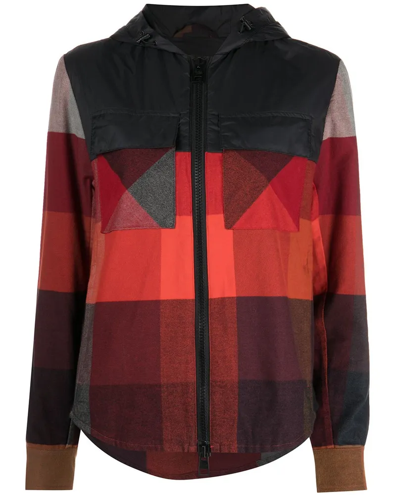 Aztech Mountain Loge Peak Hoodie Orange