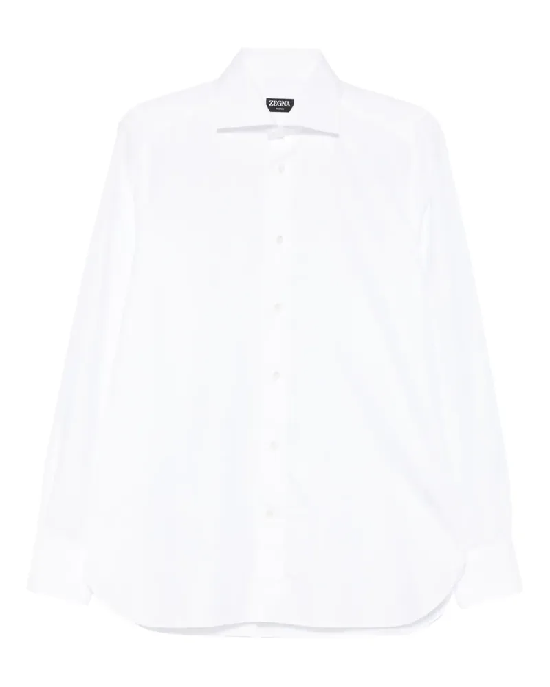 Ermenegildo Zegna Klassisches Hemd - Weiß Weiß