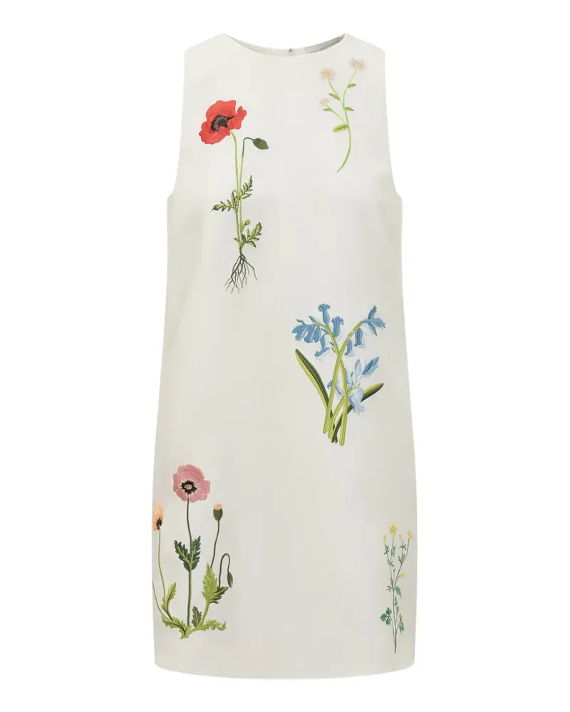 Stella McCartney floral embroidered dress - Weiß Weiß