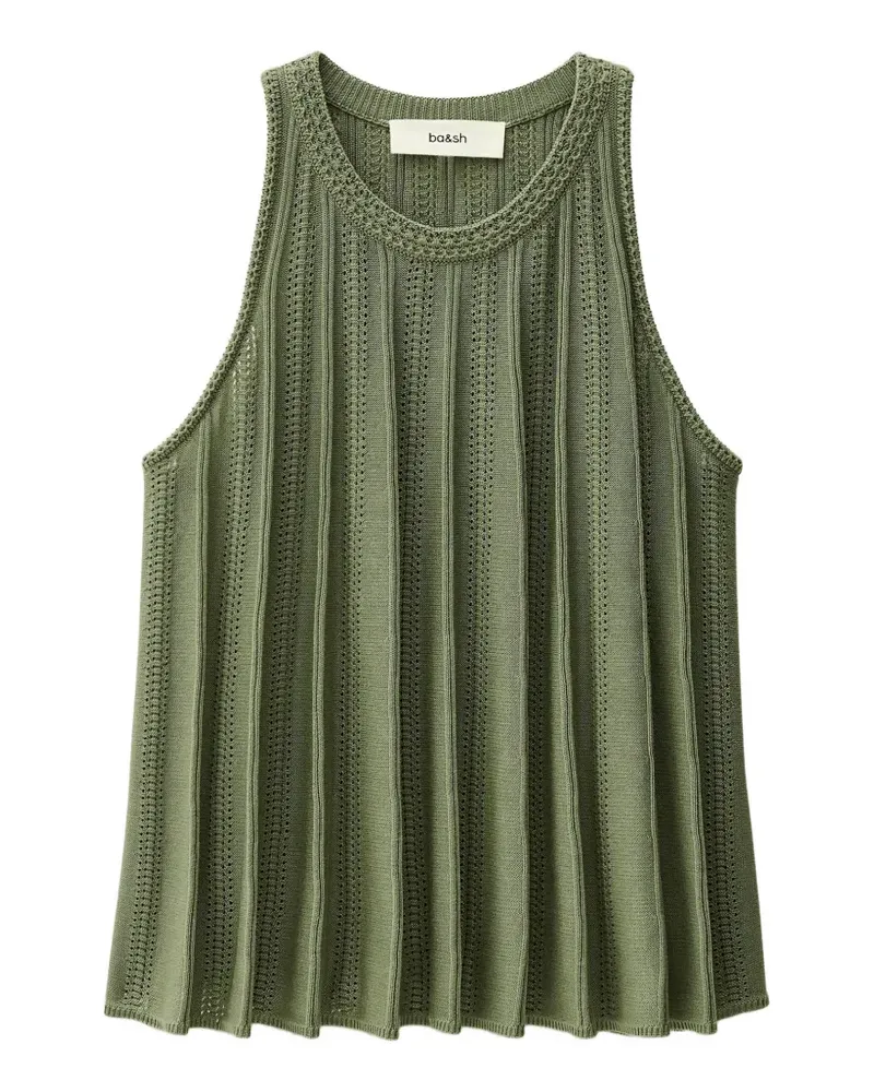 ba&sh ribbed top - Grün Grün