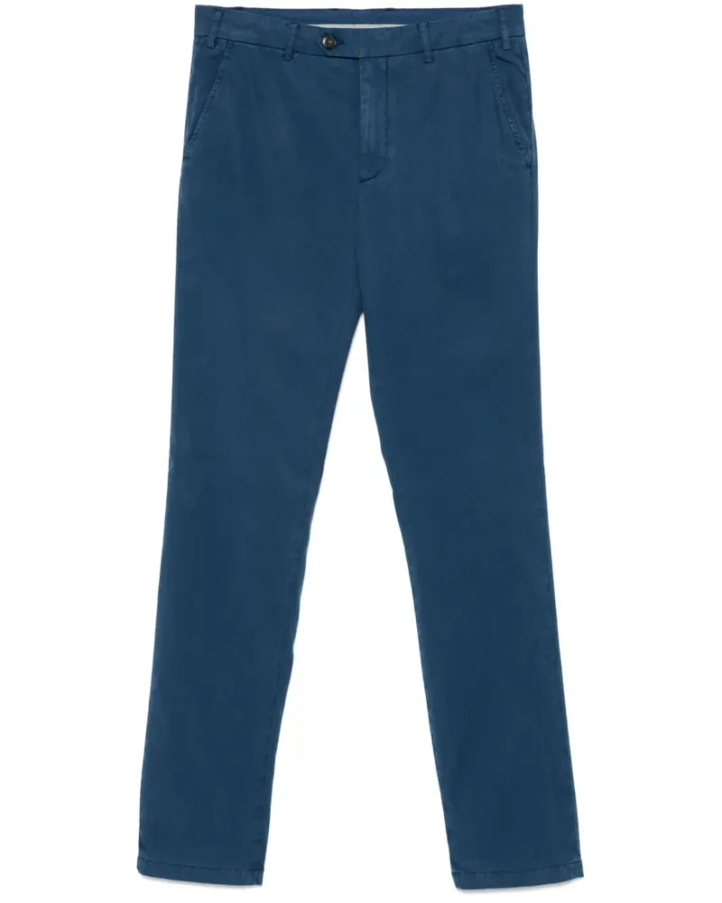 Canali Tapered-Chino - Blau Blau
