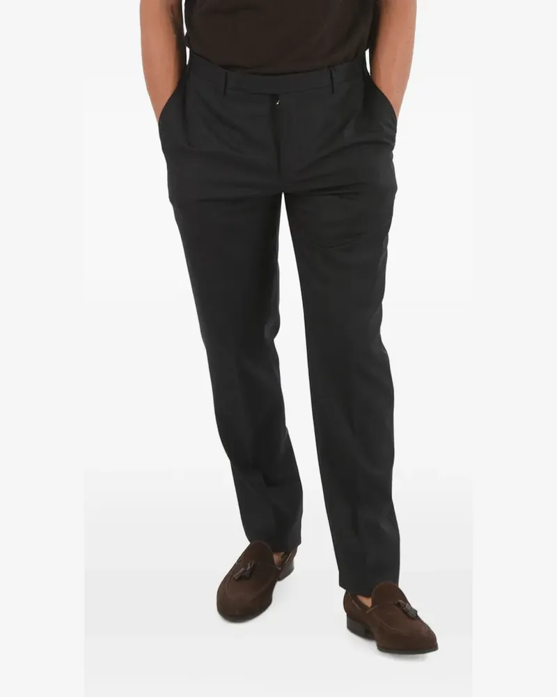 Corneliani virgin wool trousers - Schwarz Schwarz