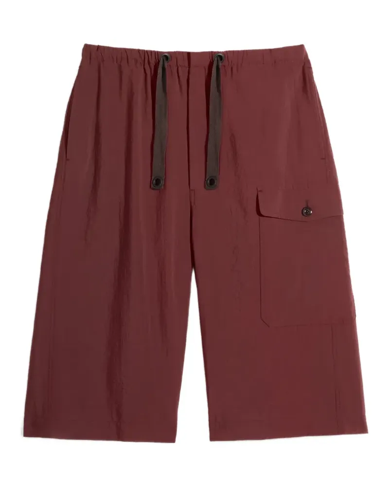 Christophe Lemaire Shorts mit aufgesetzter Tasche - Rot Rot