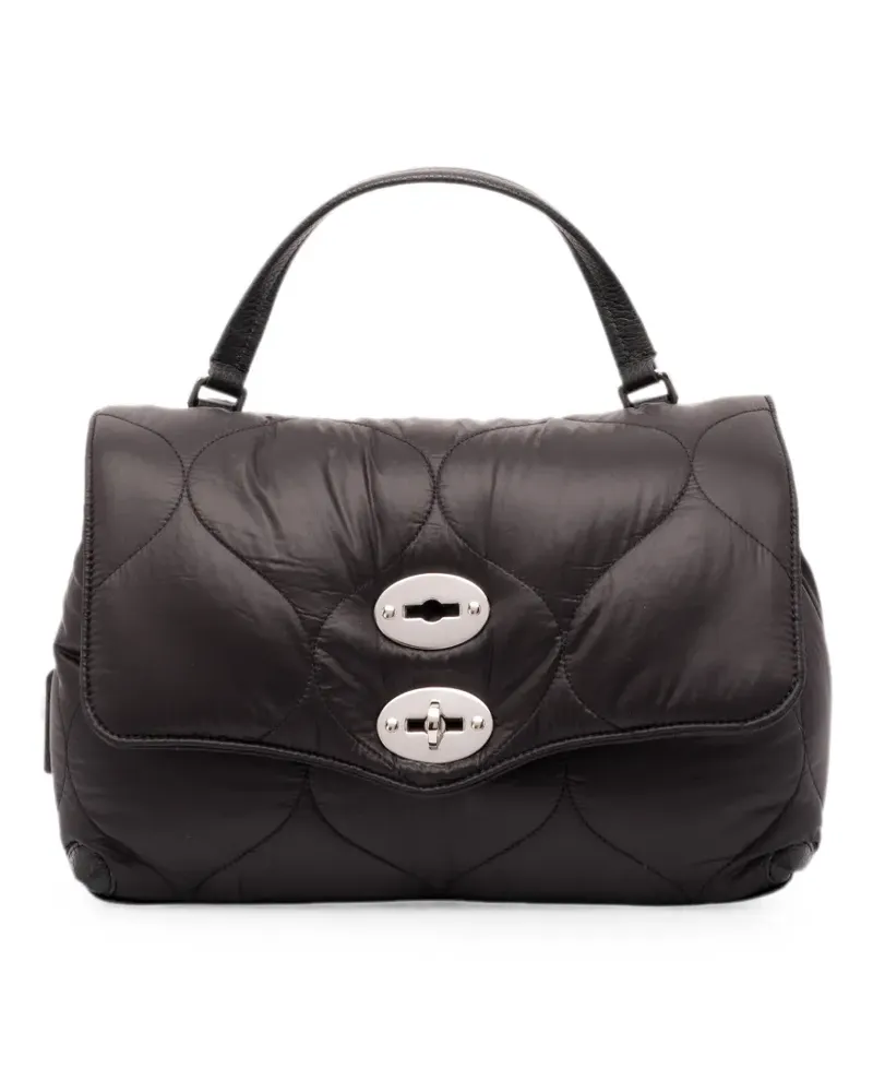 Zanellato S Postina Tote Bag mit Steppung - Schwarz Schwarz