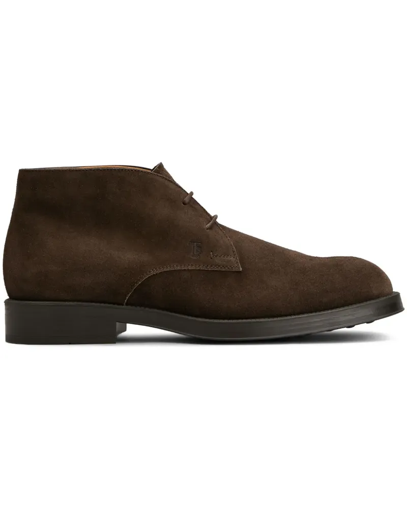 TOD'S Stiefel aus Wildleder - Braun Braun