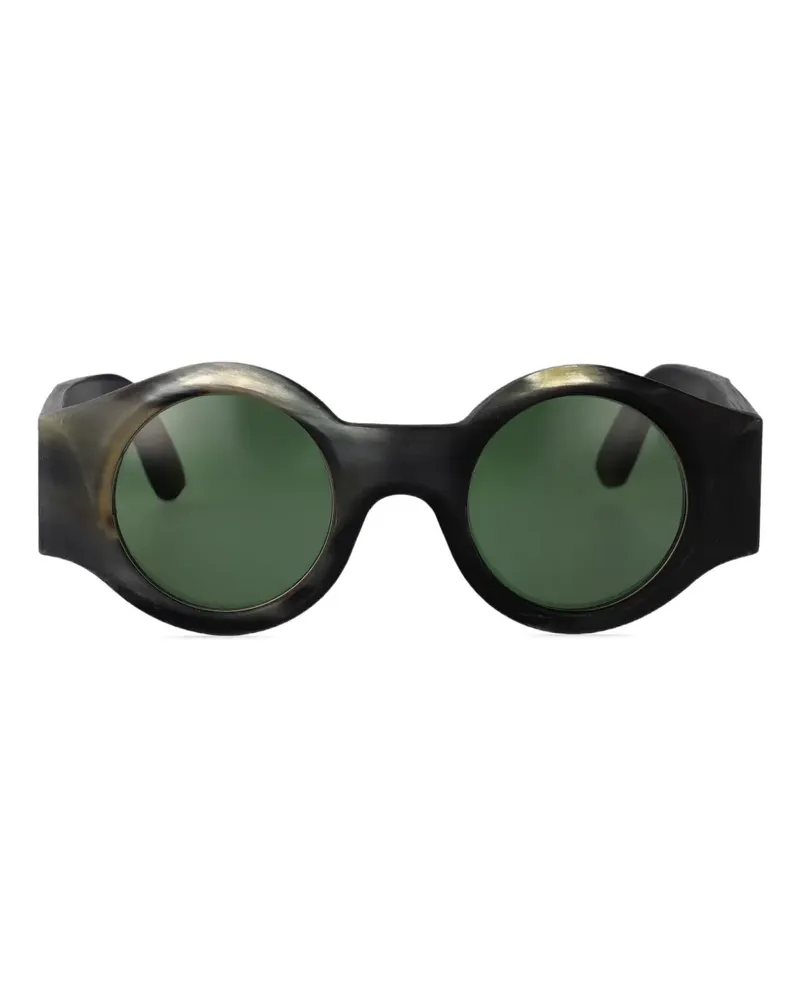 RIGARDS RG00UW16 Sonnenbrille mit rundem Gestell - Schwarz Schwarz