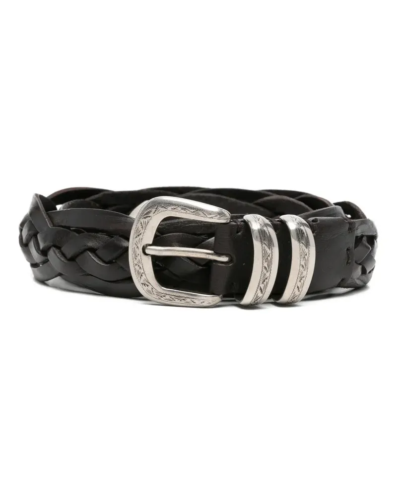 Brunello Cucinelli braided belt - Braun Braun