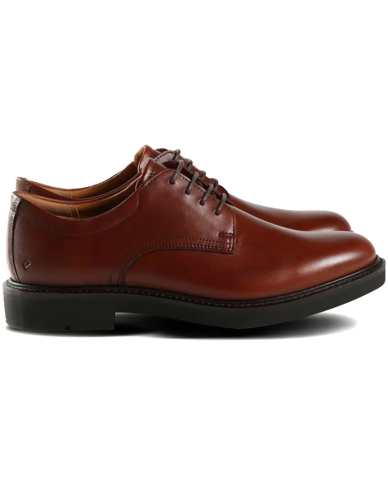 Ecco leather derby shoes - Braun Braun