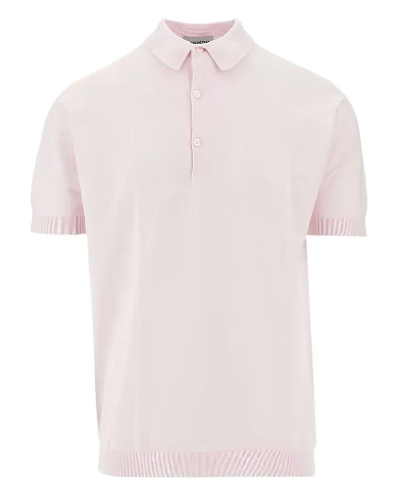 John Smedley Adria Poloshirt - Rosa Rosa