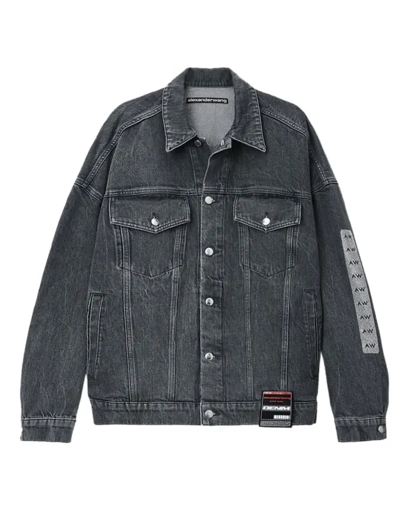 Alexander Wang Oversized-Jacke - Grau Grau