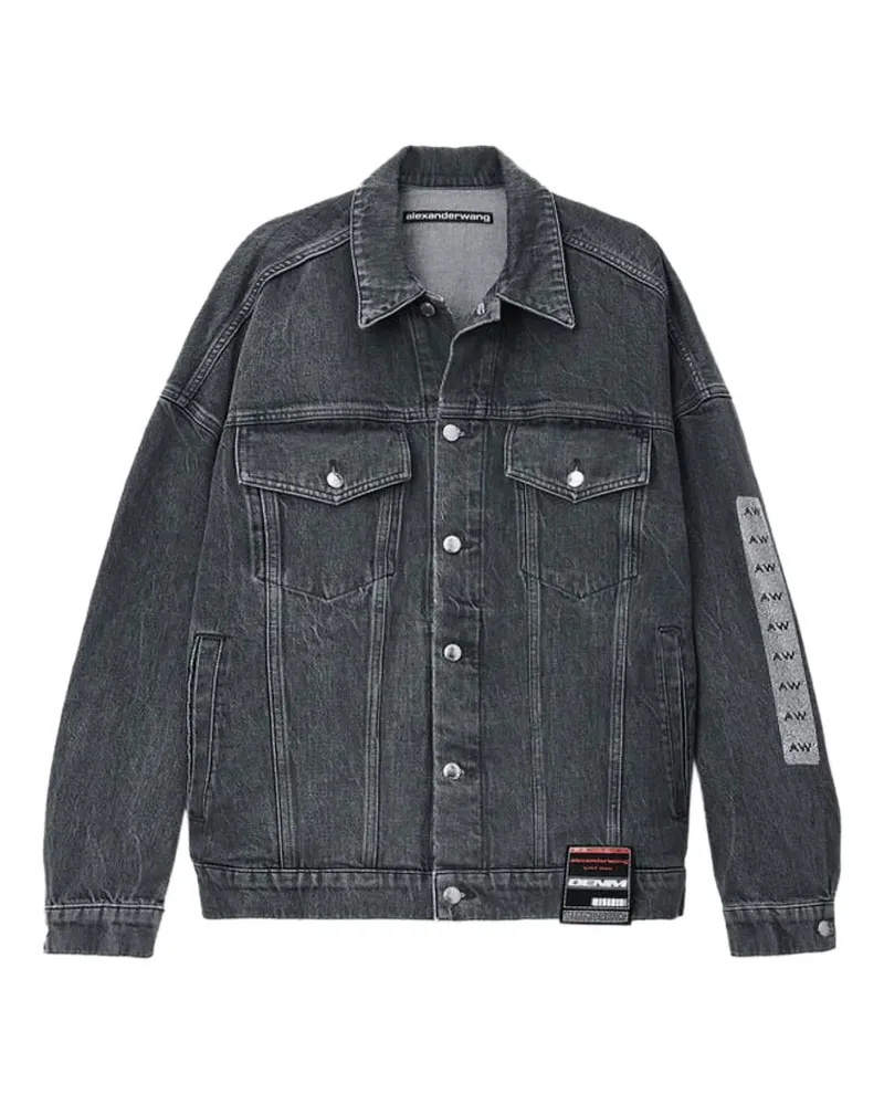 Alexander Wang Oversized-Jacke - Grau Grau