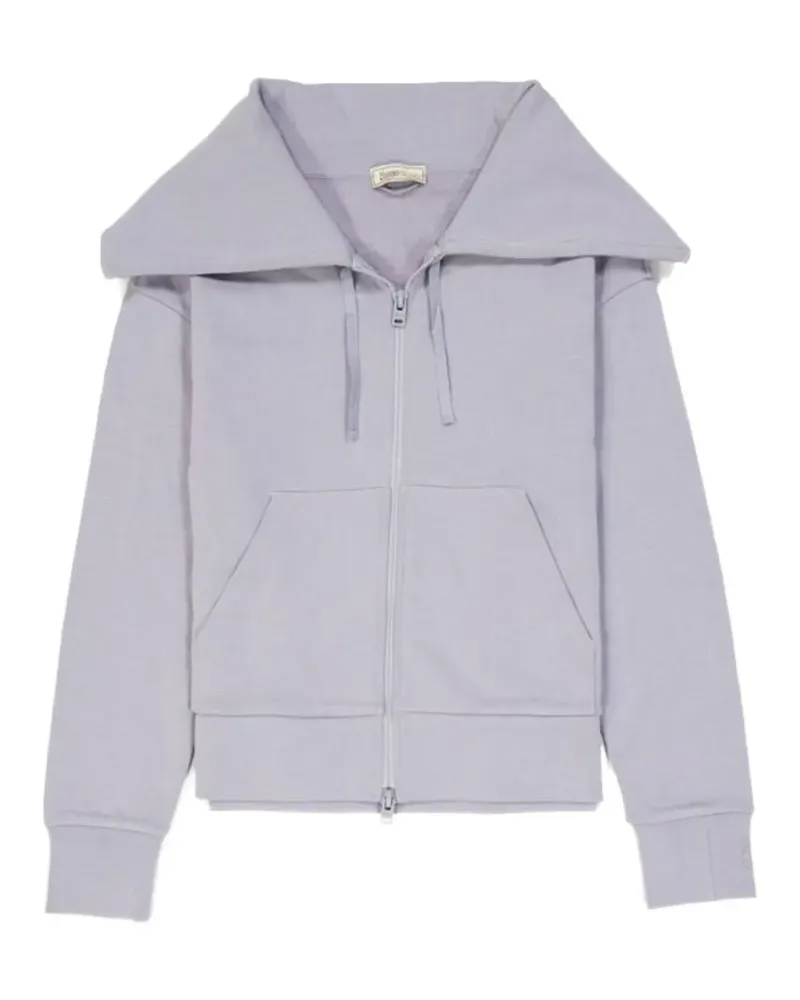Herno wide-collar zip-up jacket - Violett Violett