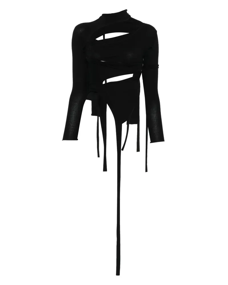 OTTOLINGER Oberteil mit Cut-Outs - Schwarz Schwarz