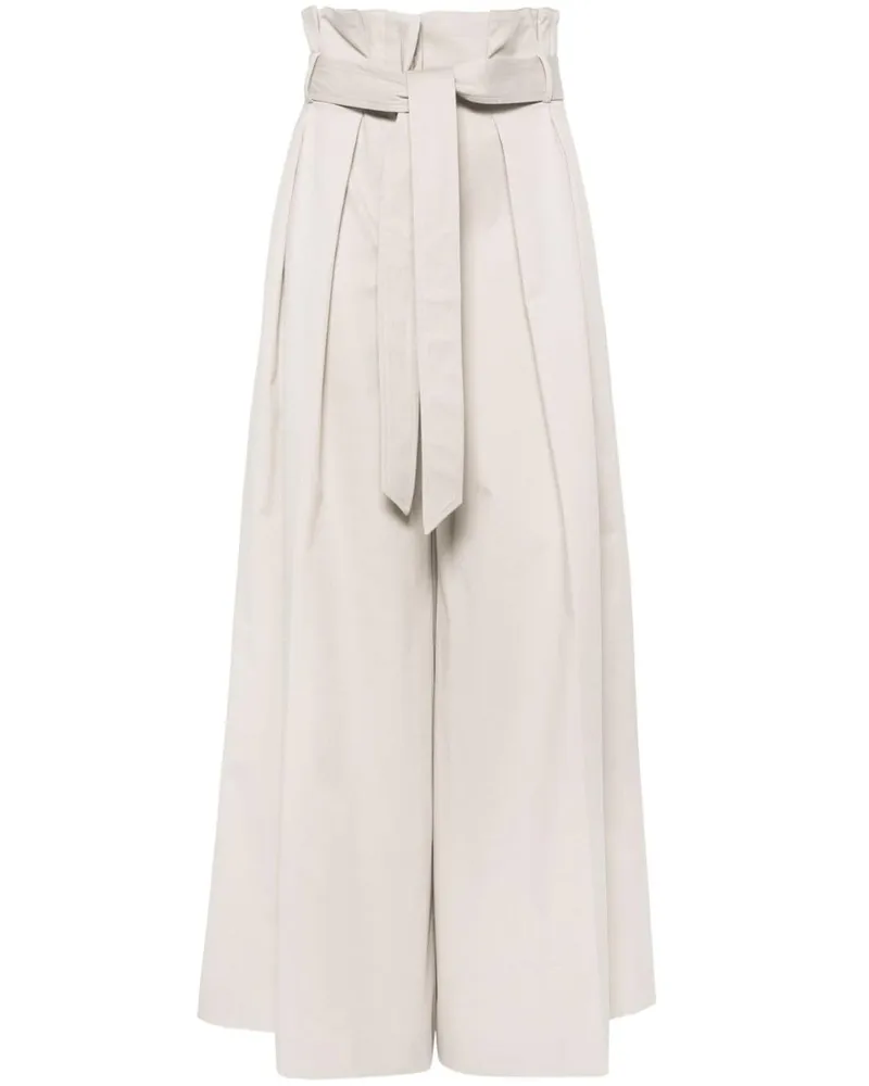 Moschino Weite Bundfaltenhose - Nude Nude