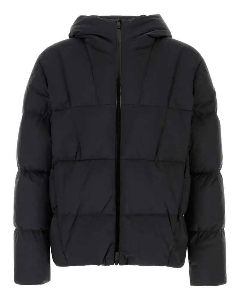 Moncler Gesteppte Kapuzenjacke - Schwarz Schwarz
