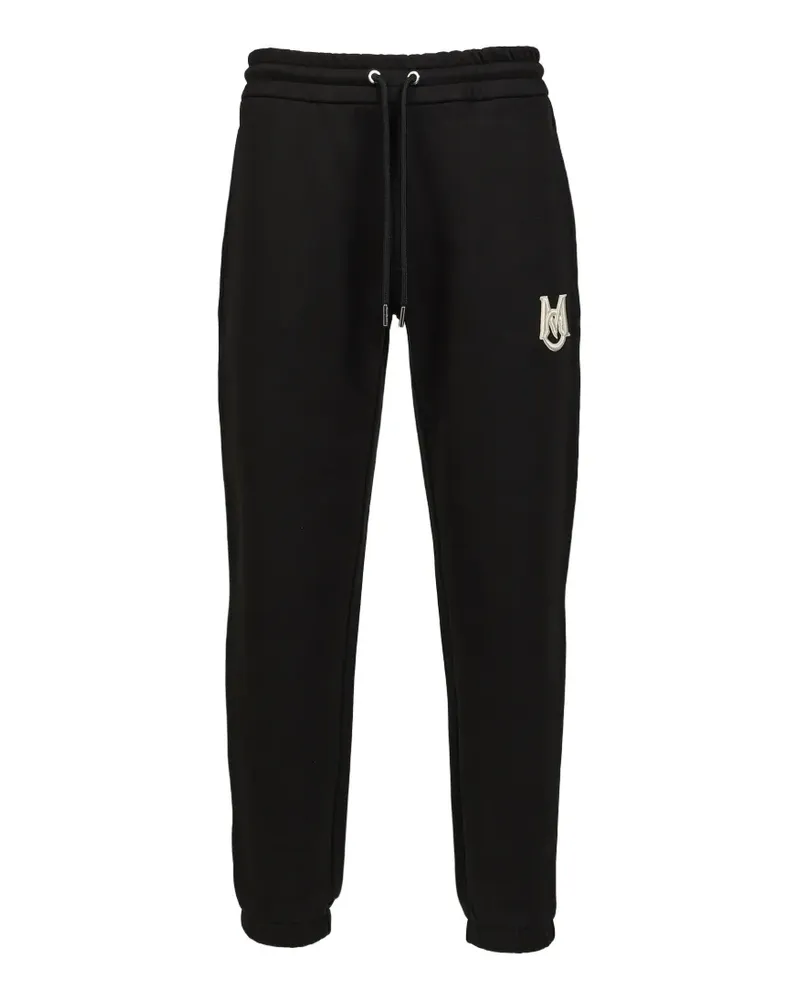 Moncler Jogginghose mit Logo-Stickerei - Schwarz Schwarz