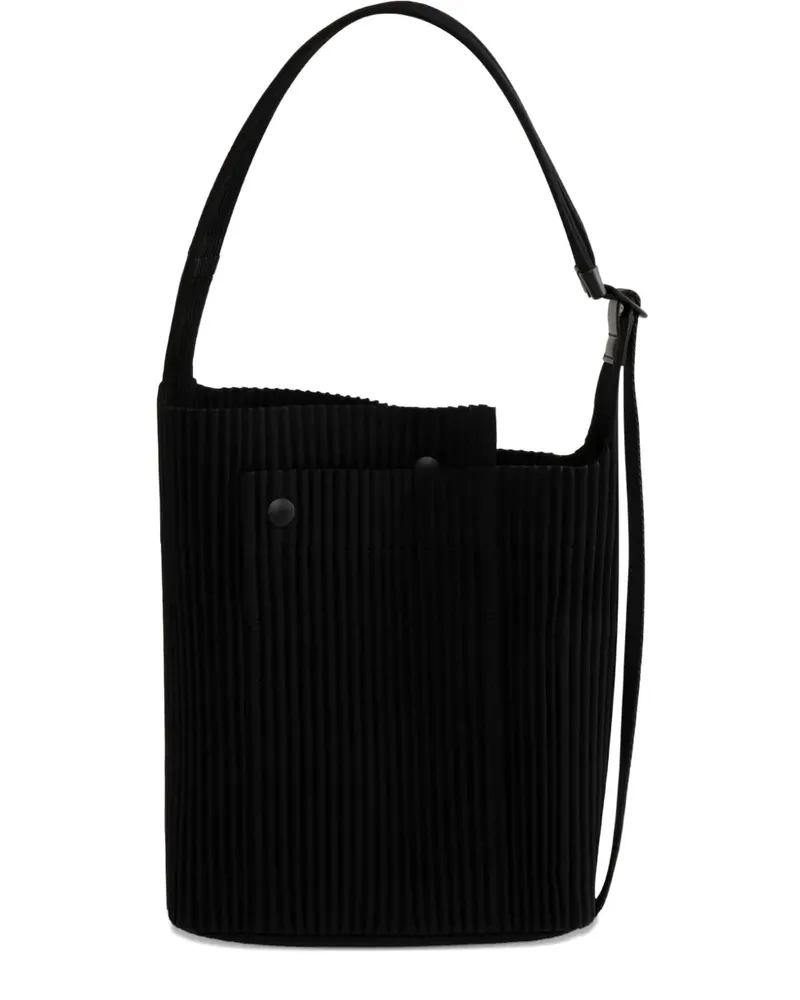 Issey Miyake Utility Tasche mit Falten - Schwarz Schwarz