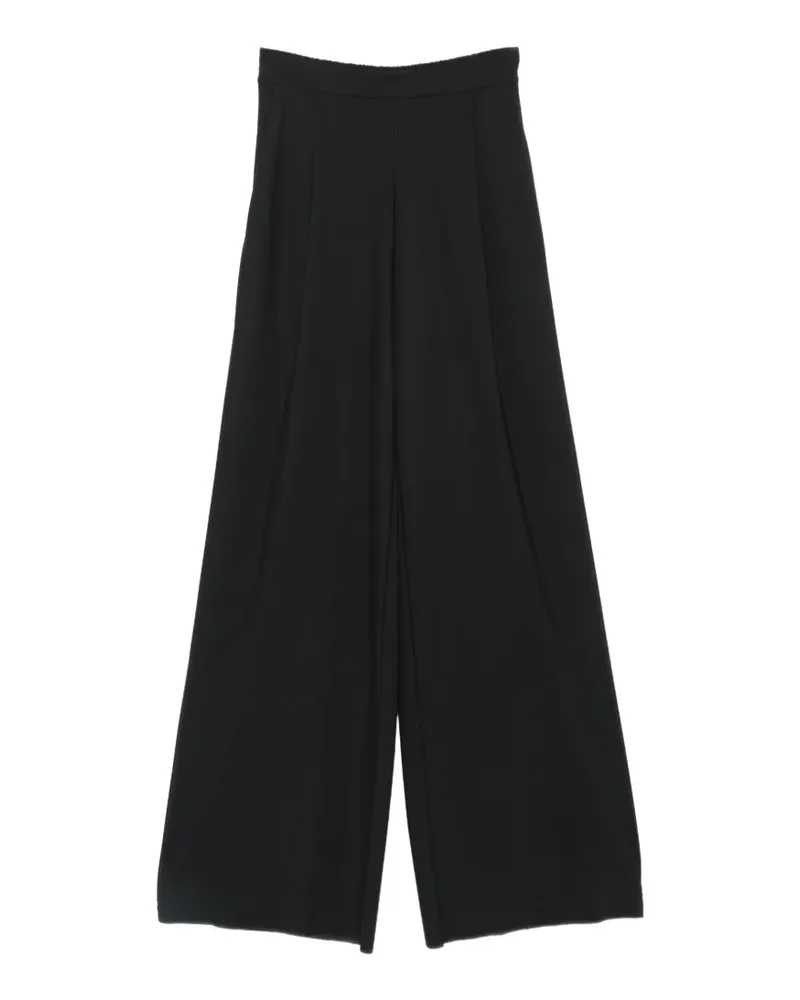 Amazuìn pleated palazzo pants - Schwarz Schwarz