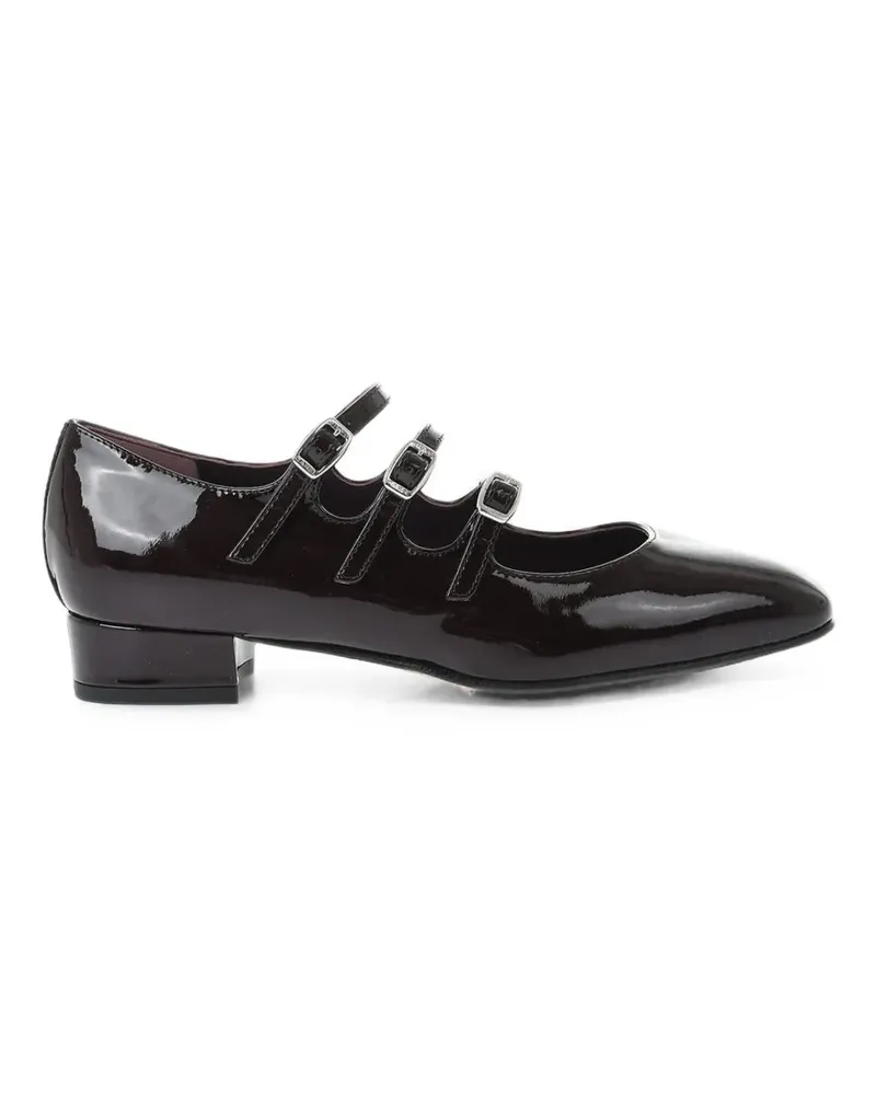 Carel Varina Ballerinas aus Lackleder - Rot Rot