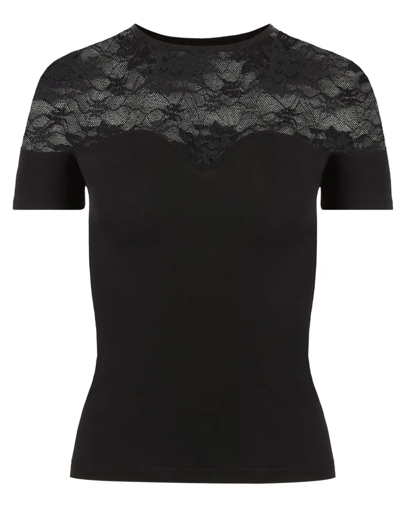 Nina Ricci Camisole-Top mit Spitze - Schwarz Schwarz