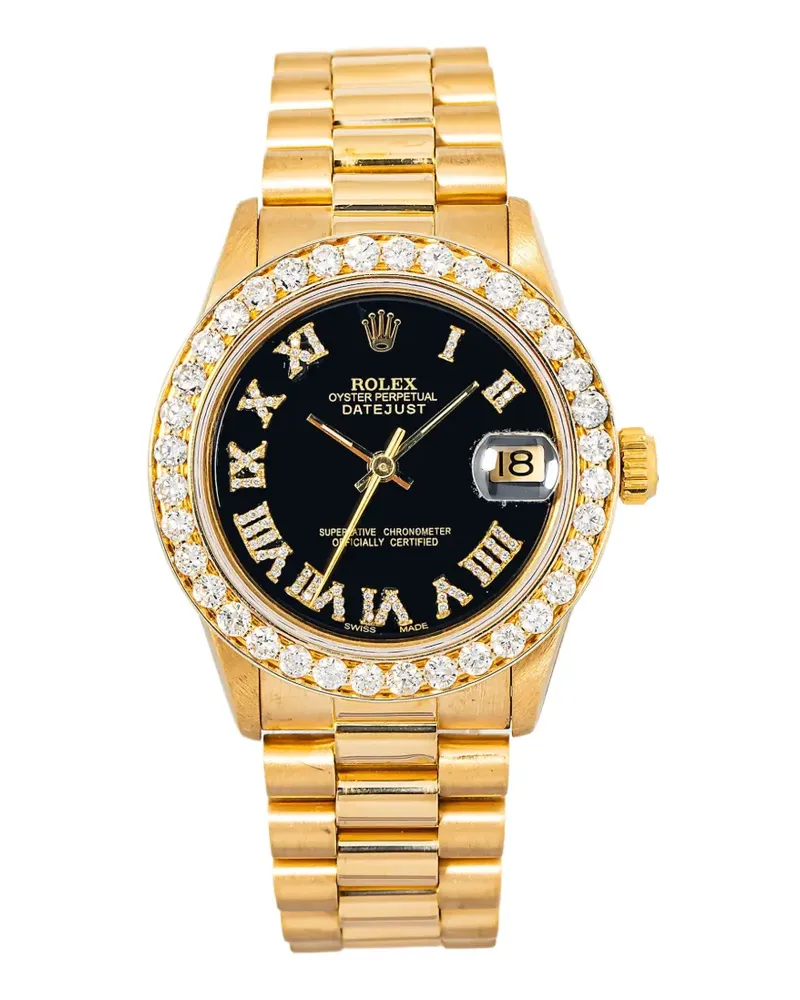 Rolex Datejust diamond 31mm watch - Schwarz Schwarz