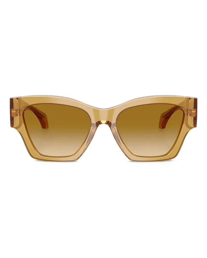 Versace geometric-frame sunglasses - Gelb Gelb