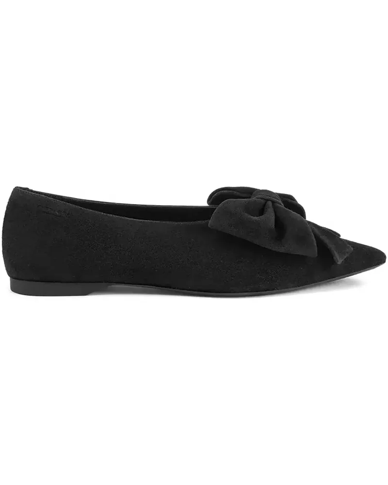 Vagabond Spitze Hermine Ballerinas mit Schleifendetail - Schwarz Schwarz