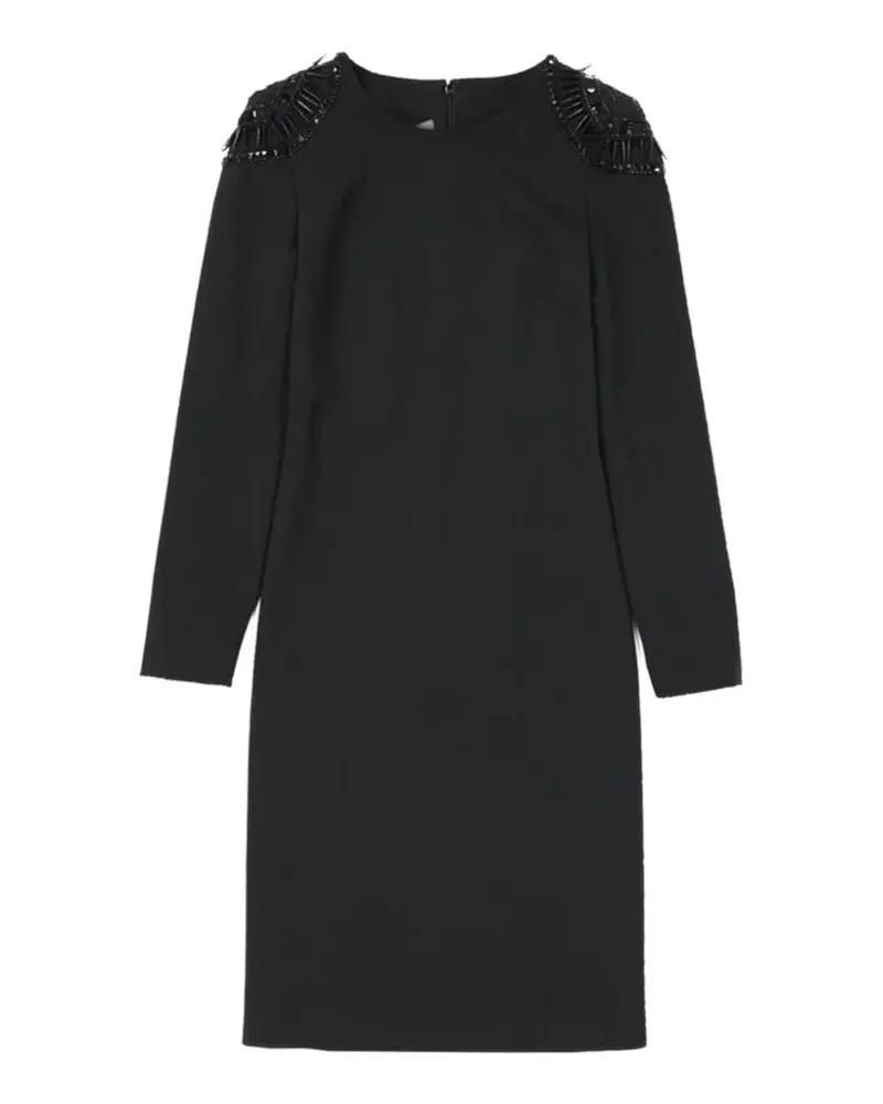 Alberta Ferretti bead-embellished midi dress - Schwarz Schwarz