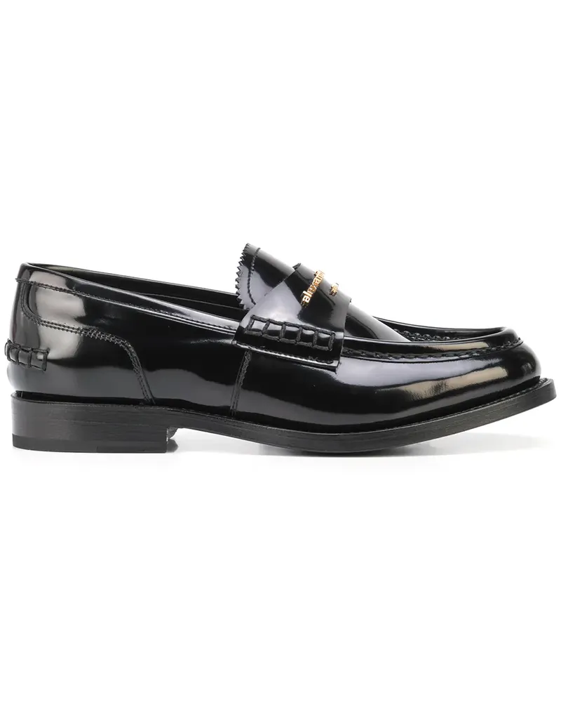 Alexander Wang Loafer mit Logo-Prägung - Schwarz Schwarz