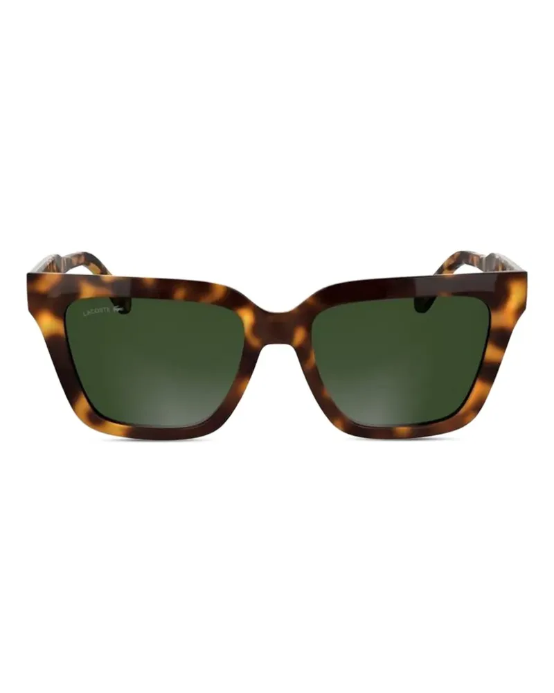 Lacoste Sonnenbrille in Schildpattoptik - Braun Braun