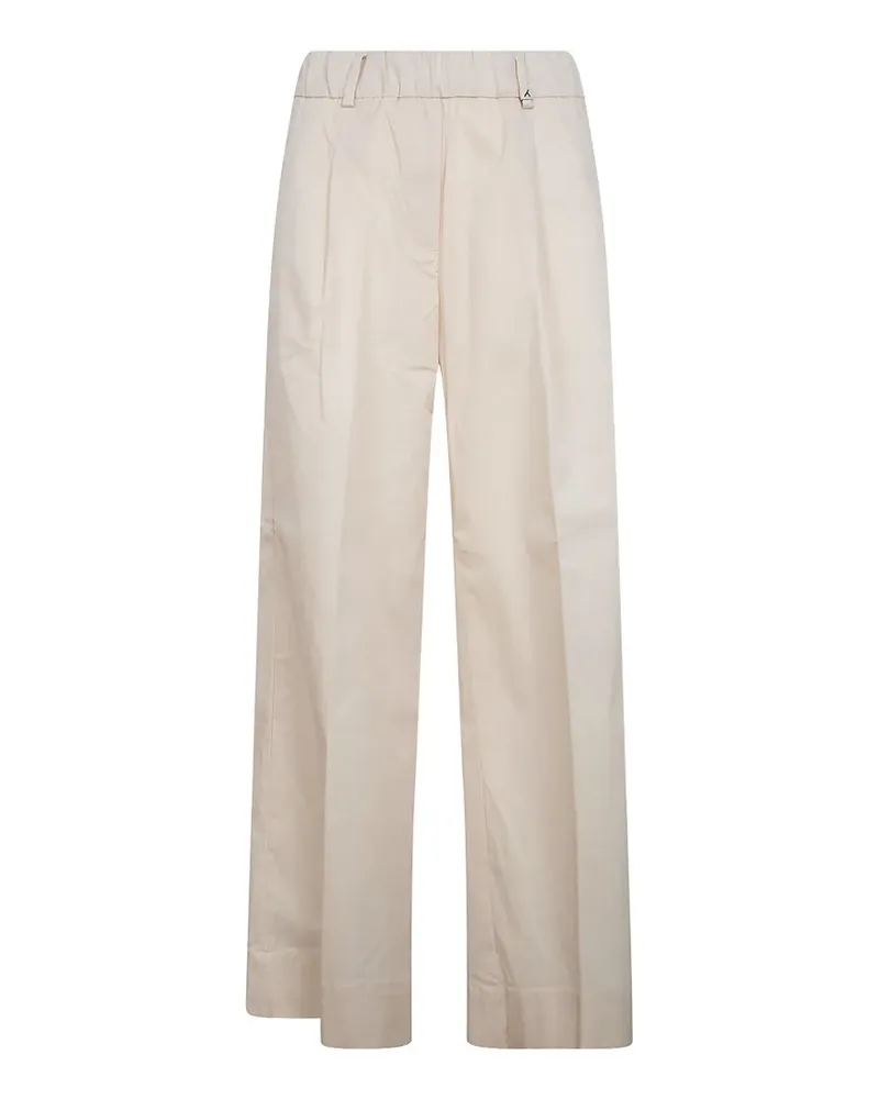 MYTHS elasticated wide-leg trousers - Nude Nude