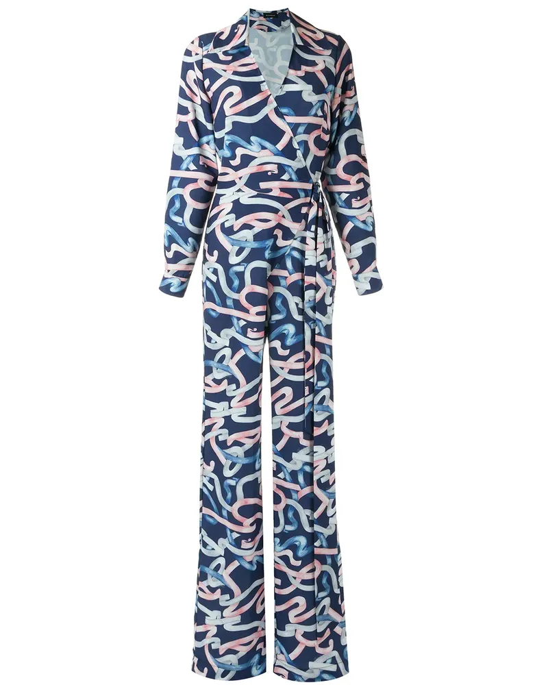 OLYMPIAH Jumpsuit mit Streifen - Blau Blau