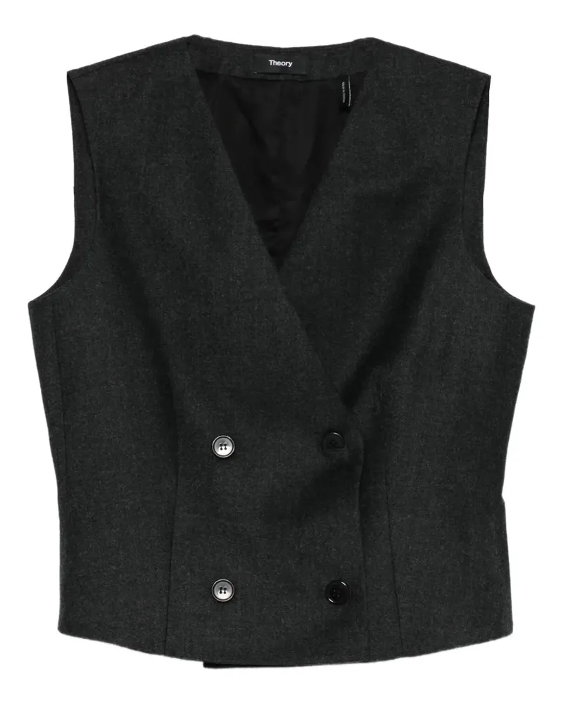 Theory double-breasted waistcoat - Grau Grau
