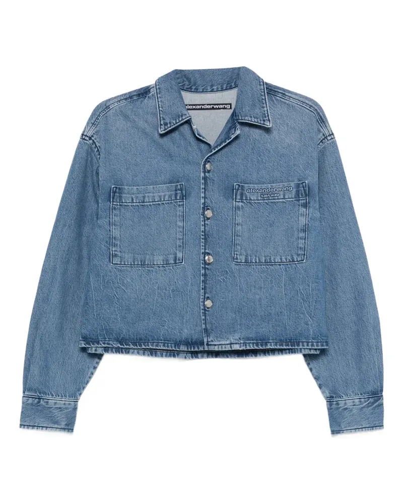 Alexander Wang Hemd mit geknöpfter Tasche - Blau Blau